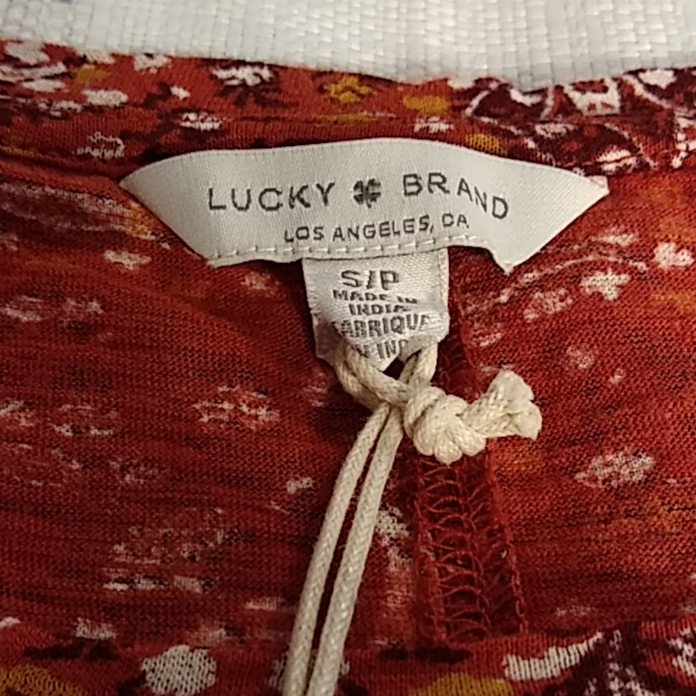 Lucky Brand printed short sleeve tee size … - Picture 7 of 8
